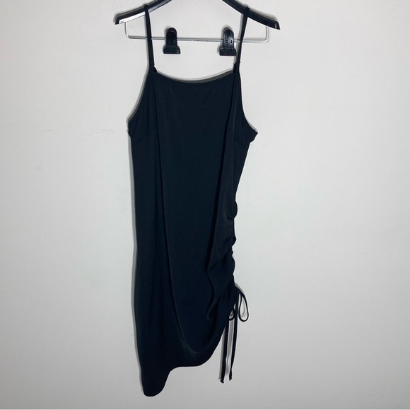 EYE TO EYE | NWT Juana Asymmetrical Drawstring Midi Dress - Picture 1 of 14